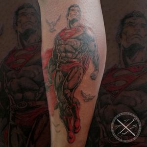 Very funny session 🤙🏻🙏🏻💯 comics, mangas and japanese style are the most funny stuff to ink 💉🔥#superman #comics #colourtattoo #blackandgrey #intenzetattooink #fkirons #bishoprotary #fadetheitch #stencilstuff #inkeeze #kwadron #ink #inked #inkedlife #inkedmag #tattoo #tattooist #tattooartist #artist #artwork #tattoooftheday #picoftheday #photooftheday #France #thomtats7 @thomtats7 