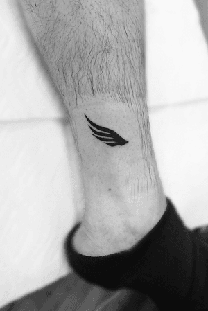 Hermes Ankle Wings Tattoo
