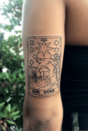 Tarot Card “The Star” Tattoo
