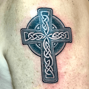 Black & grey Celtic Cross