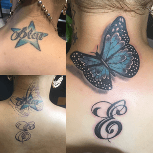 Another 3D butterfly this one is a cover up piece 