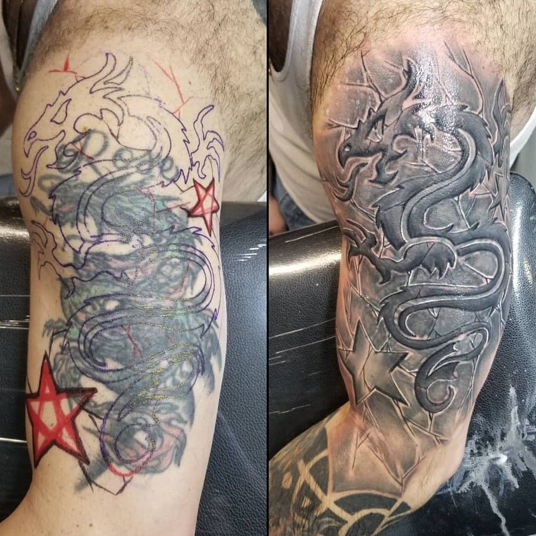 Dragon by Tony Adamson  Tattoos