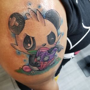 Pokemon piece I did for a friend that published me for my anime tattoos 