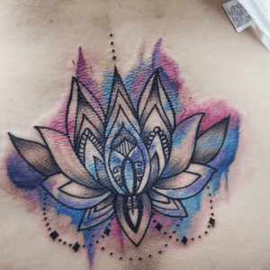 #lotusmandala #watercolortattoo #phukettattoo