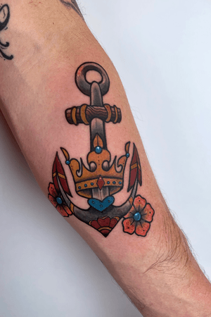 Neo traditional anchor for Dustin 