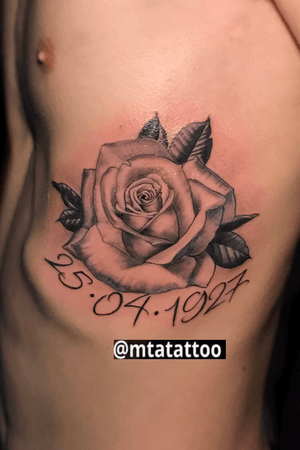 Rose tattoo by mta mtatattoo #rose #mta #mtatattoo #rosetattoo #roses #idea #art #blackandgrey #tatuaggio #arte #inked #love #memorialtattoo