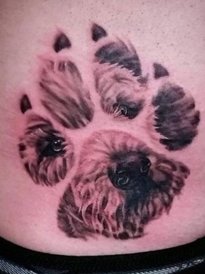 My fur baby passed away and I'm looking for an artist who can do this just as big and placed near my collarbone 