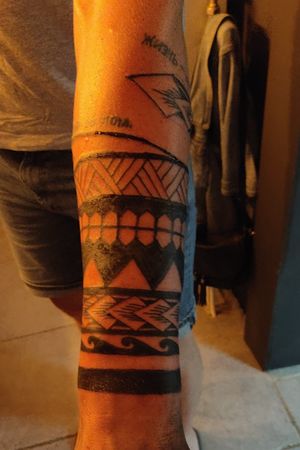 Tattoo uploaded Jens • Maori tattoo underarm • 1125629 Tattoodo