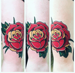 Neo traditional rose on Rebecca. 