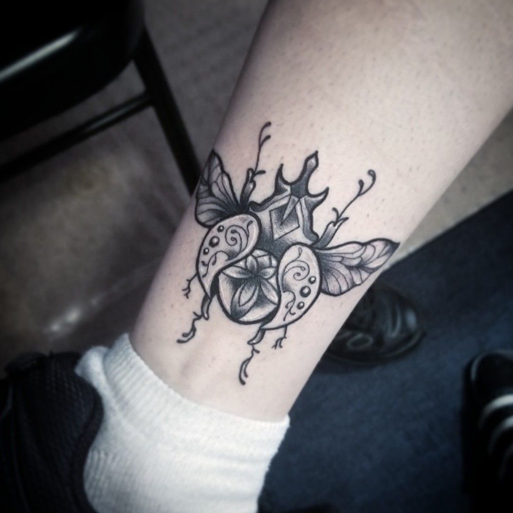 Fancy Horned Beetle Tattoo by nataliaborgia on DeviantArt