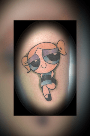 Full water color #PowerPuffGirl #bubbles #oakpark #blindcreationtattoos #flashmcfly #Chicago 