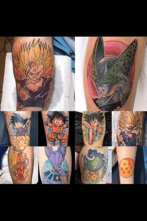 Dragon ball tattoos 