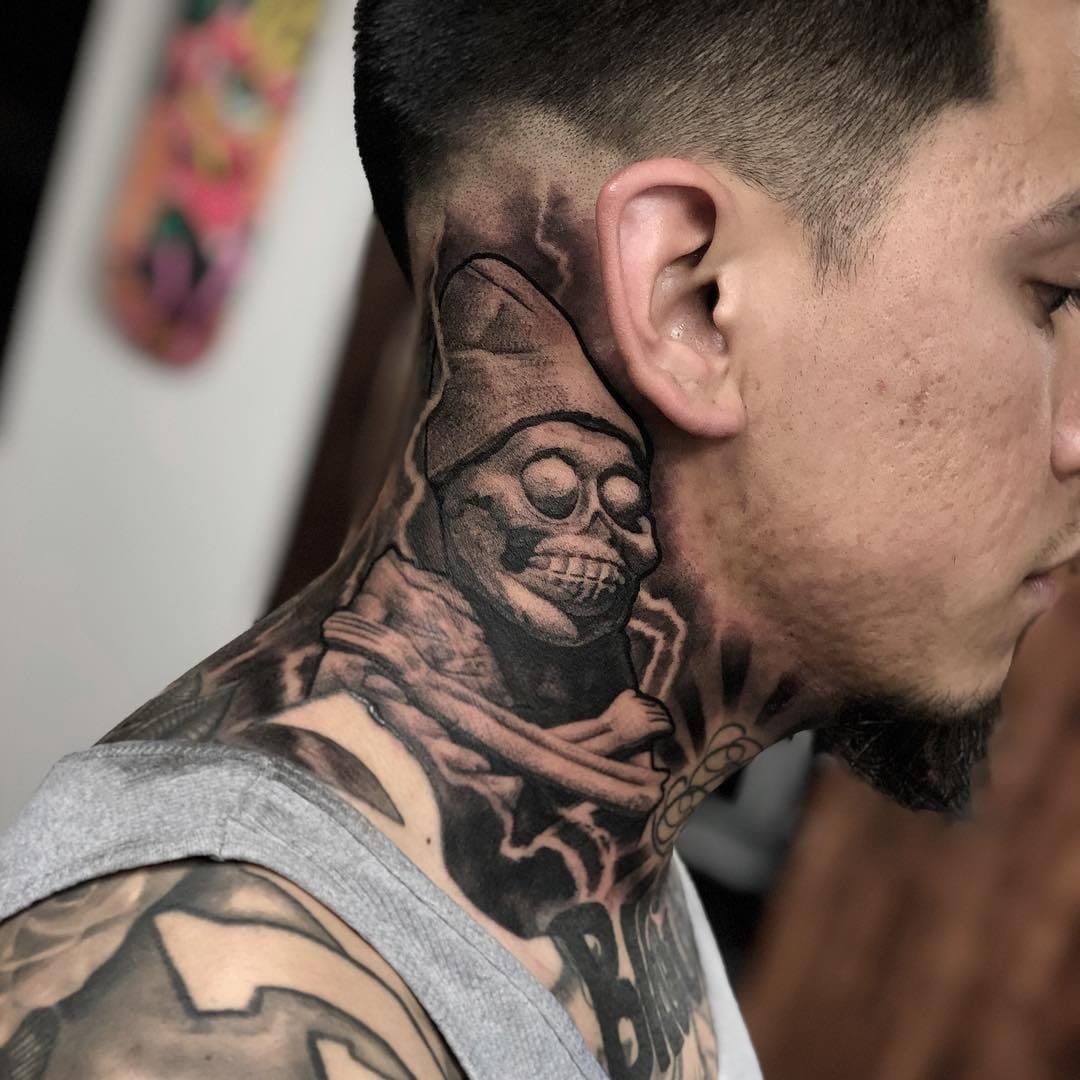 Aggregate more than 74 chicano aztec neck tattoos latest  incdgdbentre