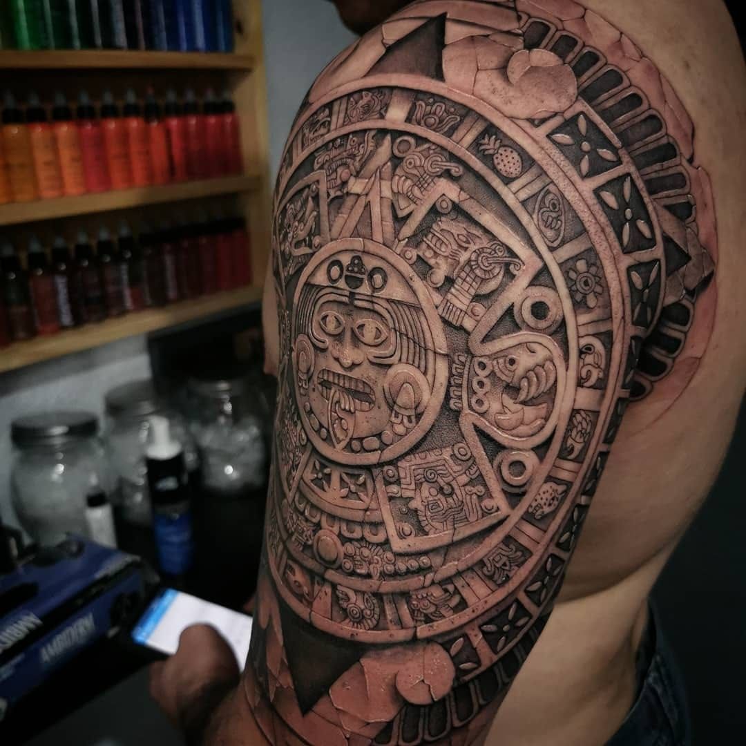 The Heritage of Aztec and Mexican tattoos