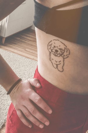a tribute to the best dog on earth. ❤️ #dogtattoo 