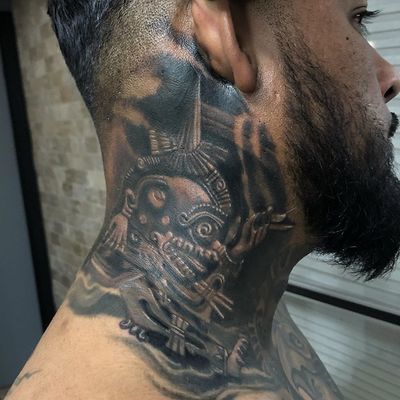 Aztec tattoo by Roberto Castillo #RobertoCastillo #Aztectattoo #Aztectattoos #Aztec #Mexican #Mesoamerica #PreColombian #ancientculture