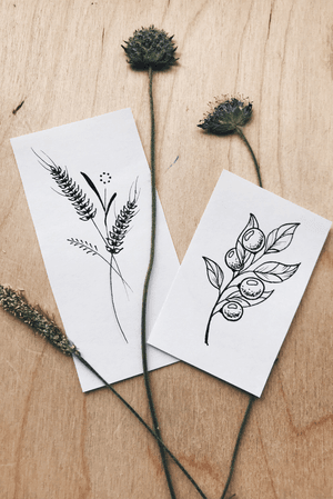 Flower tattoo sketch