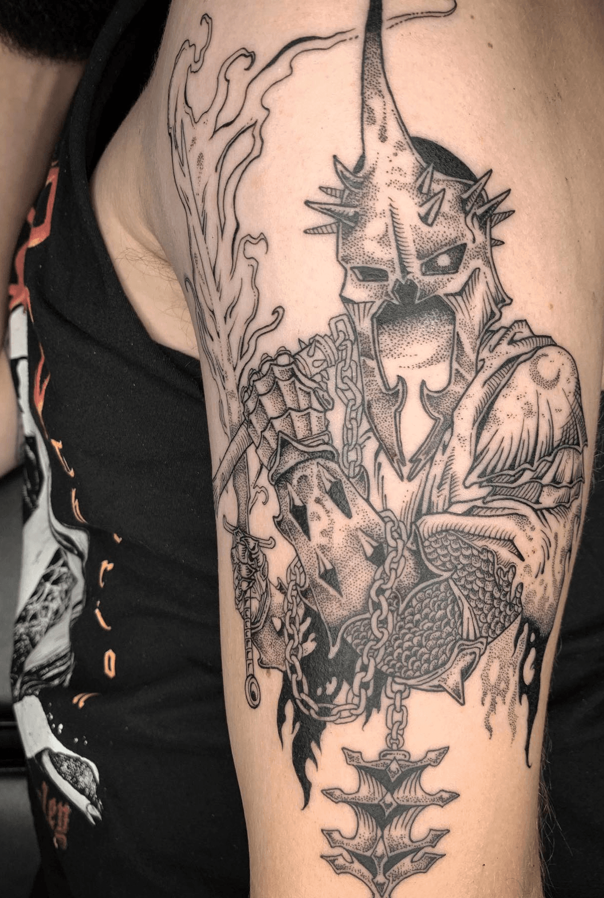 Felipe Santo Tattoos  Witch king  done at newblackstudio  Facebook