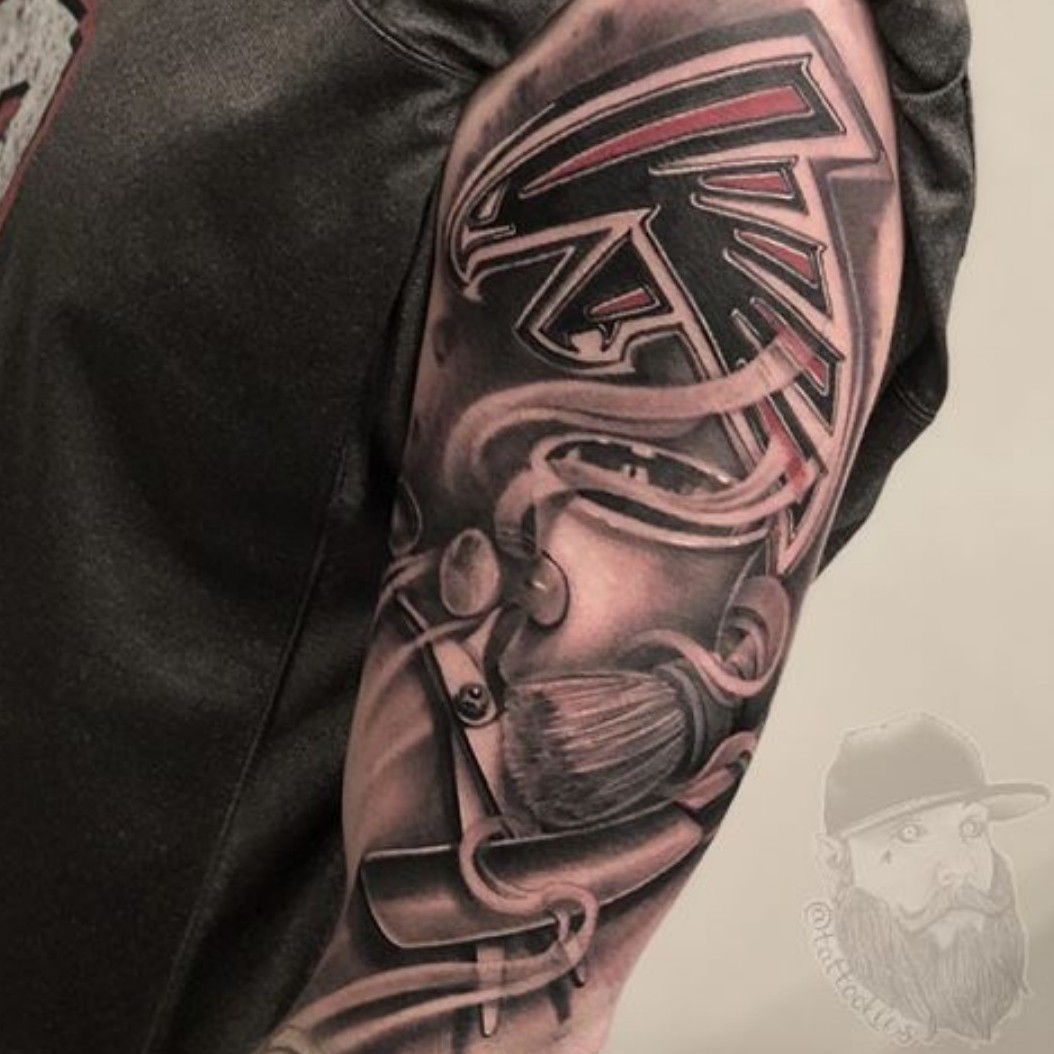 Atlanta falcon tattoos