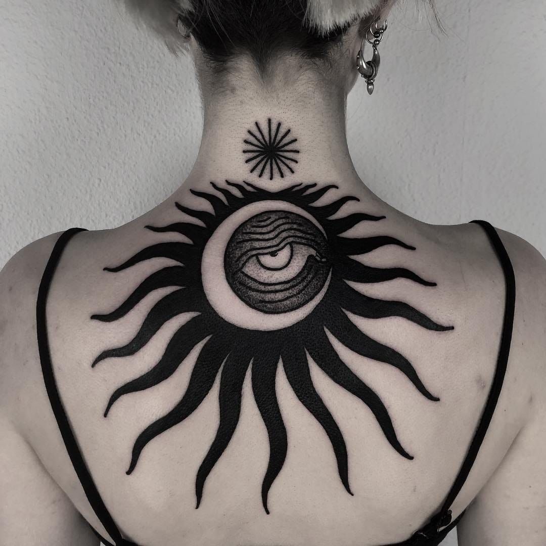 Sun spiral tattoo by leyaink on DeviantArt