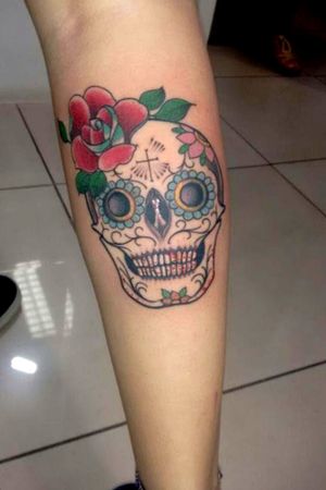 First tattoo - Mexican skull - My Catrina