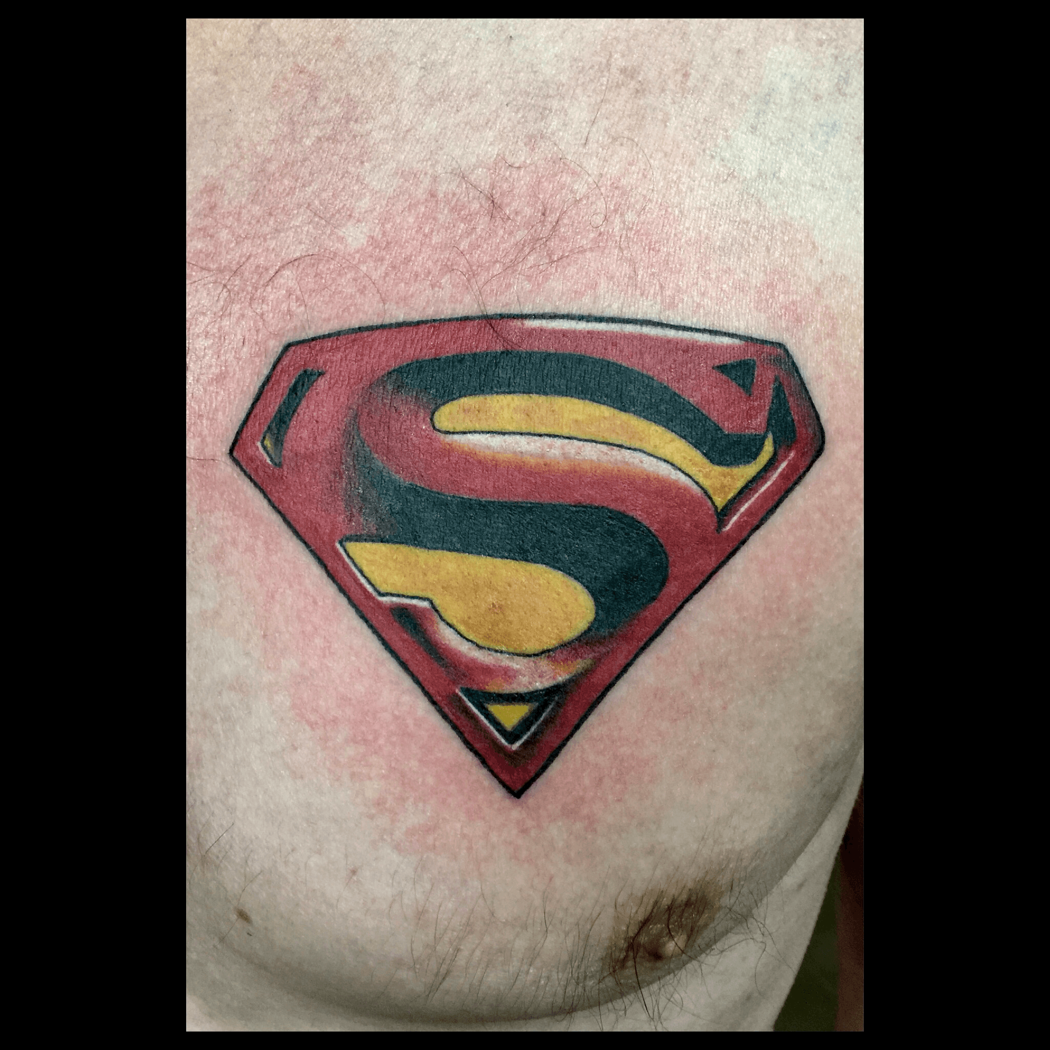 Tattoo uploaded by Mike D Tattoo.. • Superman logo. • Tattoodo