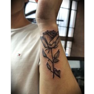 Quick Rose Tattoo