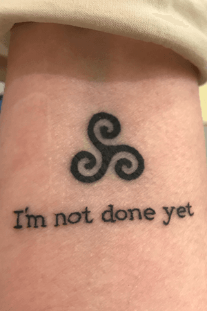 “I’m not done yet” For the majority of my adult life - since 1989 - I’ve been in, out, in, out, and back in cancer therapy. The second time I went out of remission, the doctors were very aggressive in my treatment and I became gravely ill. This was a very dark time for me. I was terrified, angry, depressed and completely alone. There was a very serious chance that I would not survive, and I actually flatlined during treatment — twice. Had I known then that 26 years later I would not only still be alive, but I’d have a LIFE filled with love and laughter. If I’d had known that there would be a light at the end of the long dark tunnel, I would have been defiant. Braver. Calmer. I would have told myself “I got this. I am not done yet.”And here I am.