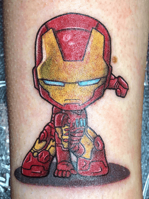 Mini Iron Man tattoo for my daughter Stef at the 2019 Richardson Inkmaster Show and took an award for 3rd Small color. 