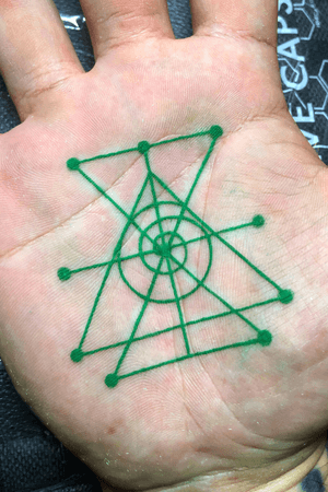 Sigil done on my own hand. 