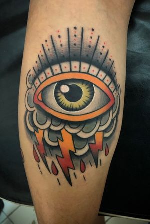 Ojo Neo Tradi por @sadidgarcia #neotraditionaltattoo #tattoo #sadidgarcia #tatuadoresmexicanos #eyetattoo Instagram:@sadidgarcia