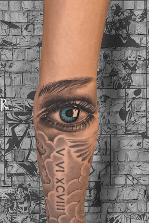 Blue eye tattoo 