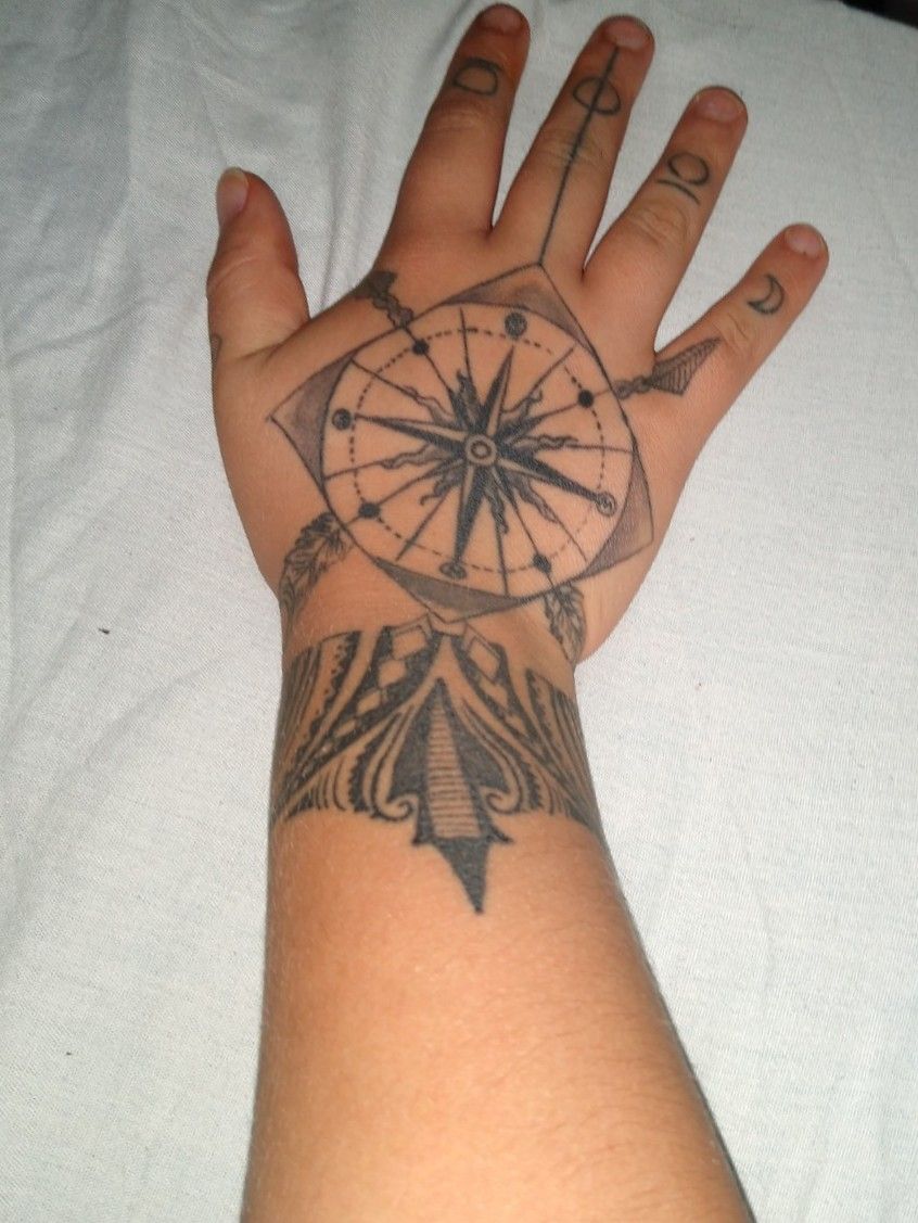 20 Cool Compass Tattoo Designs  Meaning  The Trend Spotter