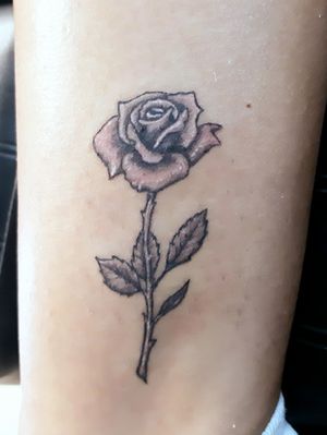 Small rose on ankle
