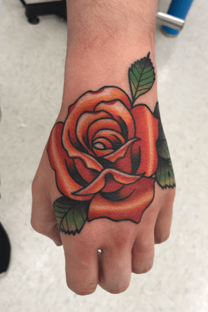 Rose hand done by me Jt #rose #handrose