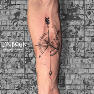 Compass tattoo 