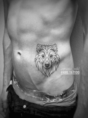 Instagram @polina_niki#tattoospb #spbtattoo#татуспб #спбтату#graphictattoo #tattoographica #graphica#tattoogirl #girltattoo #wolf #wolftattoo #tattoowolf #wolfgraphic #line #linetattoo #niki_tattoo