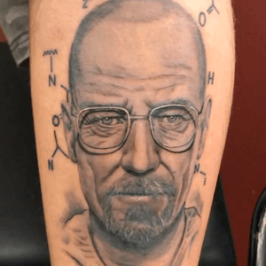 Walter White from Breaking Bad,i still have another session on this portrait to add a back ground ,i can t wait!