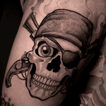 Pirate Skull! Done at SoulHunter Tattoo