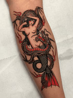 #mermaid #sirena #dragon #drago