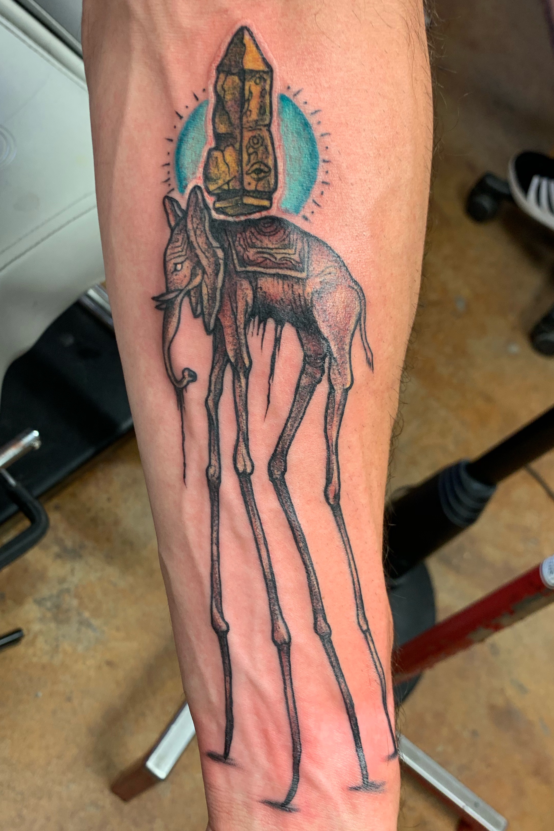 Top 92 about dali elephant tattoo latest  indaotaonec