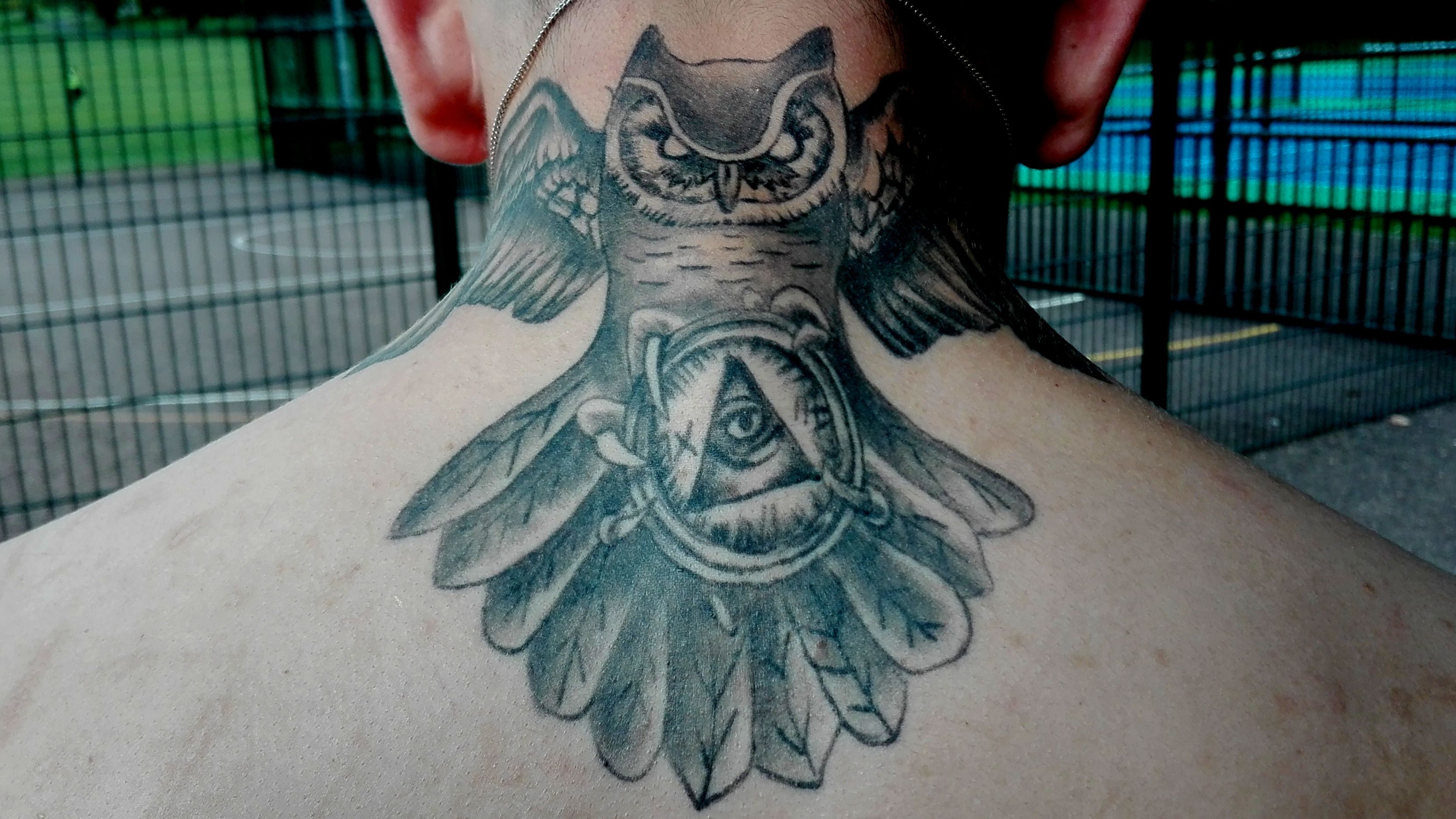 64 Attractive Owl Tattoos On Neck  Tattoo Designs  TattoosBagcom