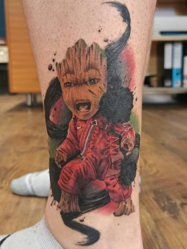 Tattoo from wet paint collective