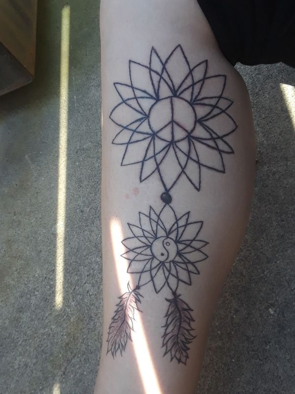 Tattoo from self taught female artist