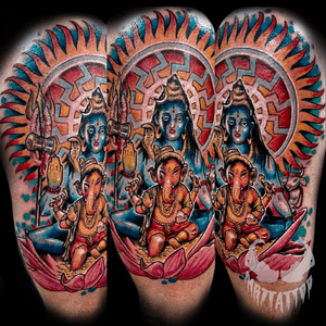 Shiva and ganesh