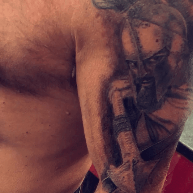 Tattoo uploaded by Márió • This is sparta! #sleeve #tattoo #realism •  Tattoodo