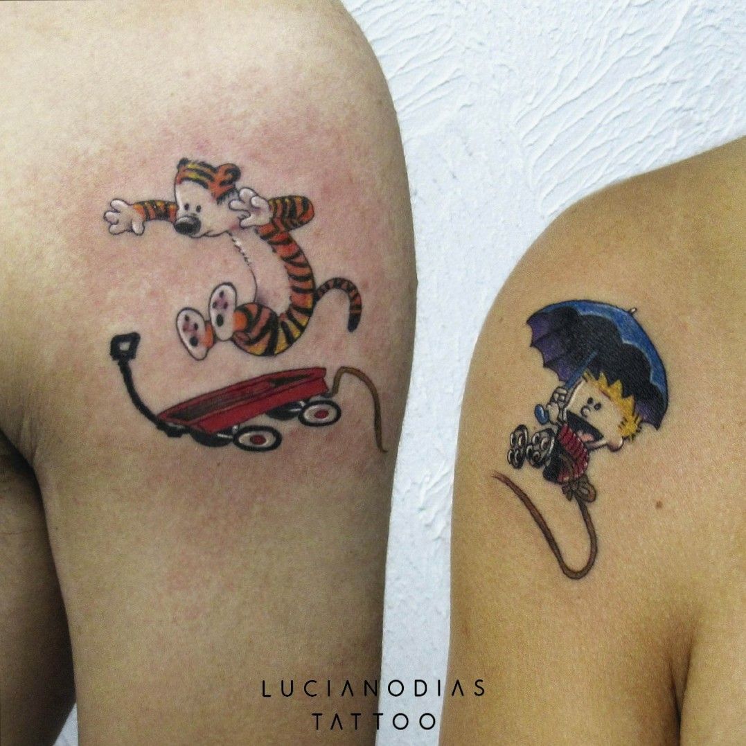 Tattoo uploaded by Luciano Dias • Calvin and Hobbes #calvinandhobbes  #cartoon #comics #animes #characters • Tattoodo