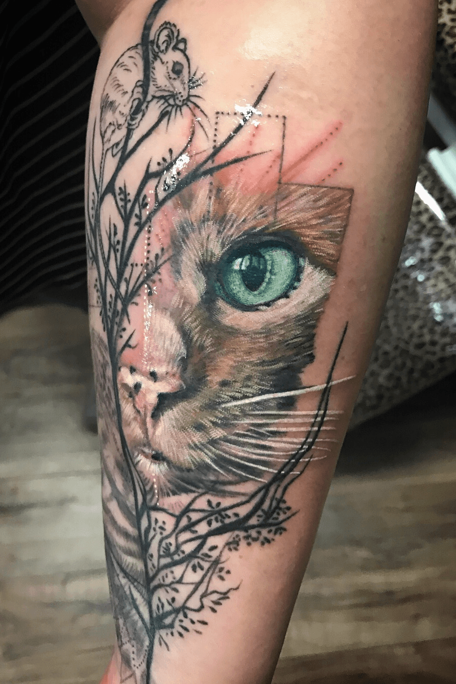 Tattoo Uploaded By Sandroz Feline Spirit Tattoodo