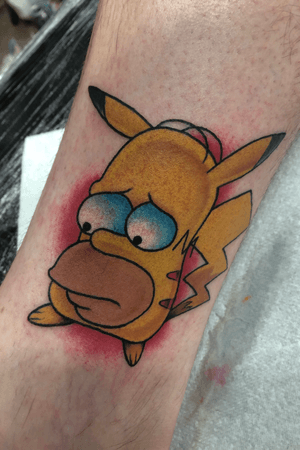 Thanks Dean! As always I’m down for doing any Simpsons or Pokémon tattoos and I do discounts if you get a pocketwatch covered up 👍🏼 #simpsons #simpsonmemes #simpsonstattoo #simpsonstattoos #thesimpsonstattoo @thesimpsonstattoo @shittysimpsonstattoos @barber_dts @sunskintattoo @rotaryworks #pokemon #pokemontattoo #pokemontattoos #pikachu #pikachutattoo #pikachtattoos #dublin #dublintattoo #dublintattoostudio #dublintattooartist #irish #ireland @videogametatts #nerdtattoo #nerdtattoos