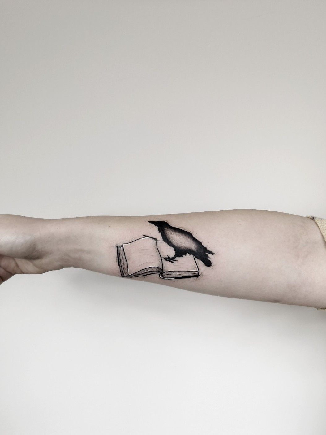 Crow Tattoo On Wrist  Tattoo Designs Tattoo Pictures